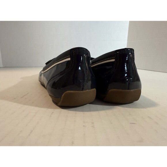 LL Bean Women's Coastal Rain Skimmers 7 M (B) Blue Low Duck Boat Slip On Shoes - Picture 6 of 12